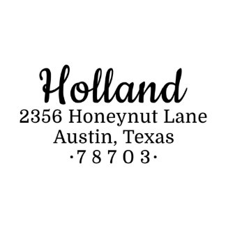 Honeynut Self Inking Return Address Stamp