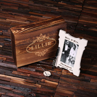 Custom Women's Frame, Pen, Keychain Gift Box Set