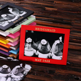 Bridesmaid Keepsake Photo Frame Red 5 x 7