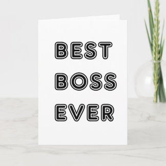 Best Boss Cards | Zazzle