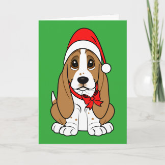 Basset Hound Christmas Cards - Greeting & Photo Cards | Zazzle