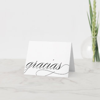 Thank You In Spanish Cards - Greeting &amp; Photo Cards | Zazzle