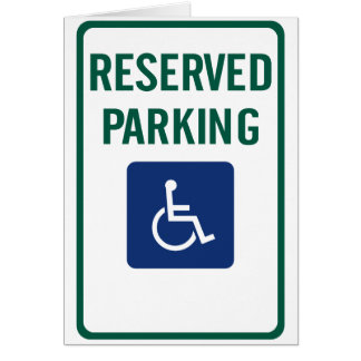 Handicap Parking Cards | Zazzle