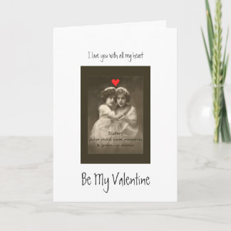 Sister Valentine Cards - Greeting &amp; Photo Cards | Zazzle