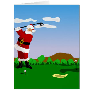 Funny Christmas Golf Cards | Zazzle