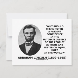 Abraham Lincoln Quote Cards | Zazzle