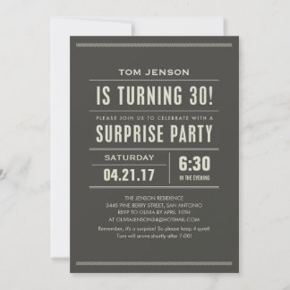 30 Years Old Invitations & Announcements | Zazzle