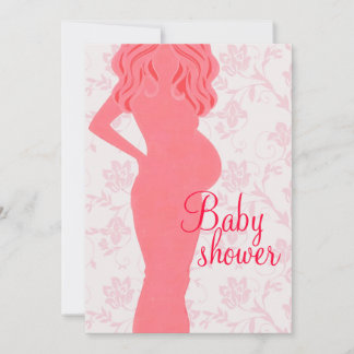 Pregnant Silhouette Invitations 7