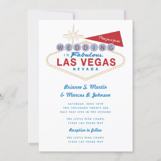 Las Vegas Invitations & Announcements | Zazzle