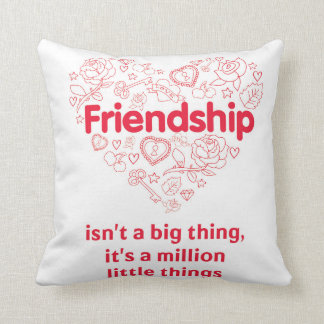 Friendship Quote Pillows - Decorative & Throw Pillows | Zazzle