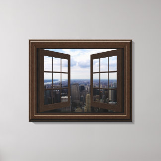 Fake Window Scenes Art & Framed Artwork | Zazzle