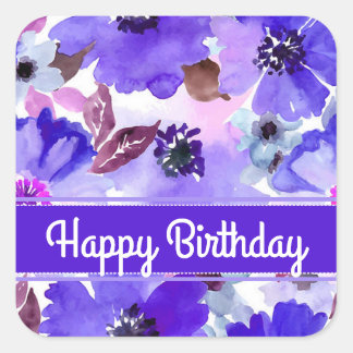 Adult Birthday Stickers | Zazzle