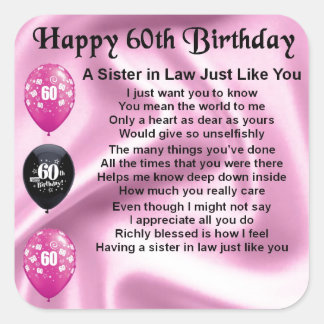 Sisters 60th Birthday Gifts on Zazzle