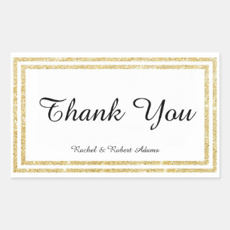 Wedding Thank You Stickers | Zazzle