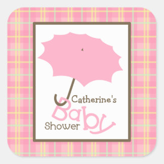 Pink Umbrella Baby Shower Gifts on Zazzle