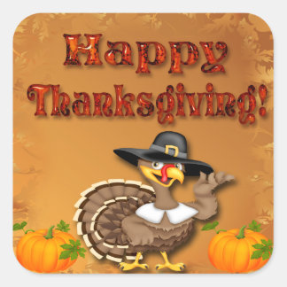 Happy Thanksgiving Stickers | Zazzle