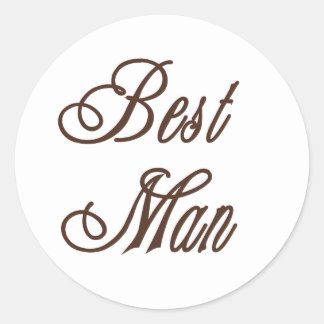 Best Man Stickers | Zazzle