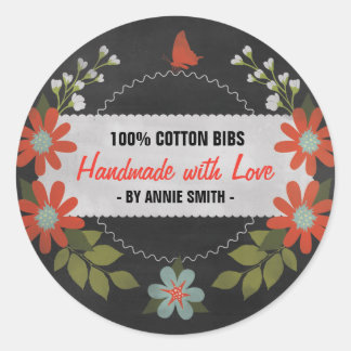 handmade with love stickers zazzle