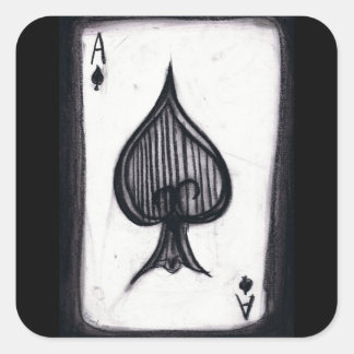 Ace Of Spades Stickers | Zazzle