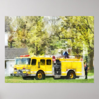 Yellow Fire Truck Gifts on Zazzle