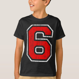 Number 6 T-Shirts & Shirt Designs | Zazzle