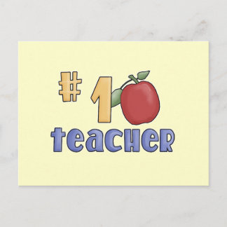 Number One Teacher Cards | Zazzle