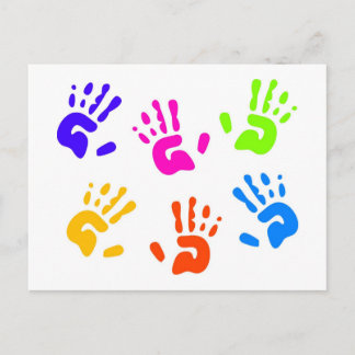 Handprint Cards - Greeting & Photo Cards | Zazzle