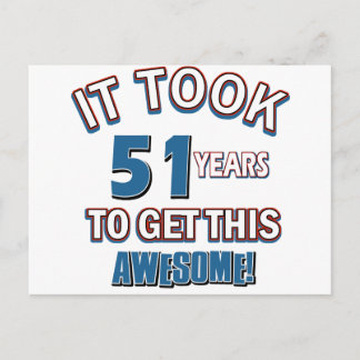 51st Birthday Cards - Greeting &amp; Photo Cards | Zazzle