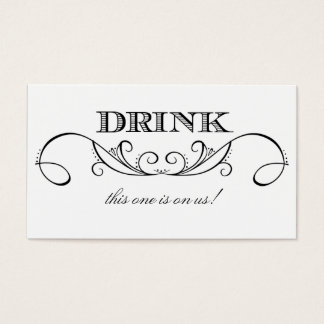 Drink Business Cards & Templates | Zazzle