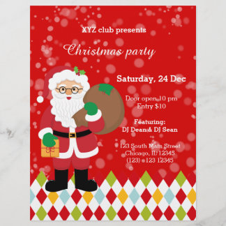 Santa Claus Flyers & Programs | Zazzle