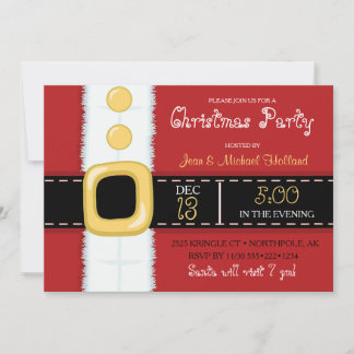 Santa Claus Invitation Card 5