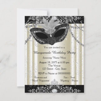 Black Invitations & Announcements | Zazzle