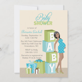 Baby Block Invitations & Announcements | Zazzle