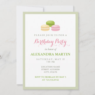 French Birthday Invitations & Announcements | Zazzle