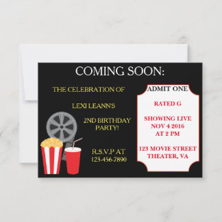 Admit One Party Invitations 5