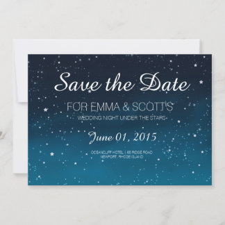 Under The Stars Invitations &amp; Announcements | Zazzle