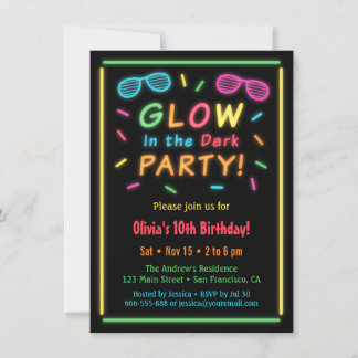 Black Light Invitations 9