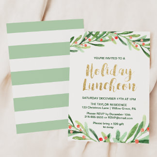 Christmas Lunch Party Invitation Wording 8