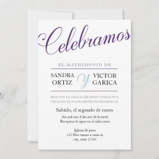 Spanish Wedding Invitations 9