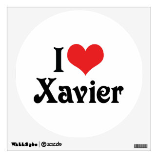 I Love Xavier Gifts on Zazzle