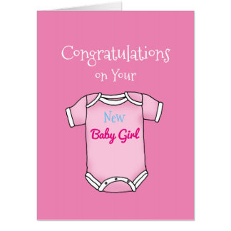 Congratulations On Your New Baby Girl Cards - Greeting & Photo Cards ...