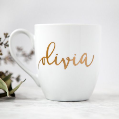 Chic  Stylish Bridesmaid Proposal Wedding Mug