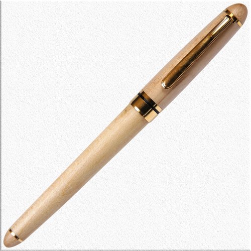 Beautiful Eye_Catching Maple Wood Rollerball Pen