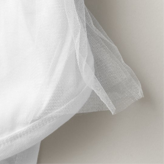 Unicorn In Flowers Ruffled Baby Bodysuit