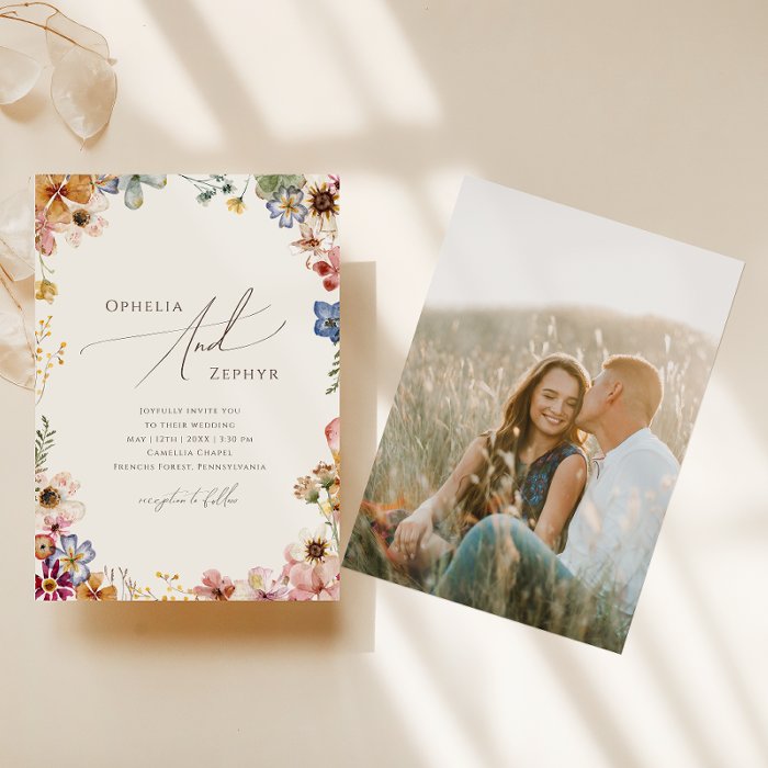 A wildflower invitation
