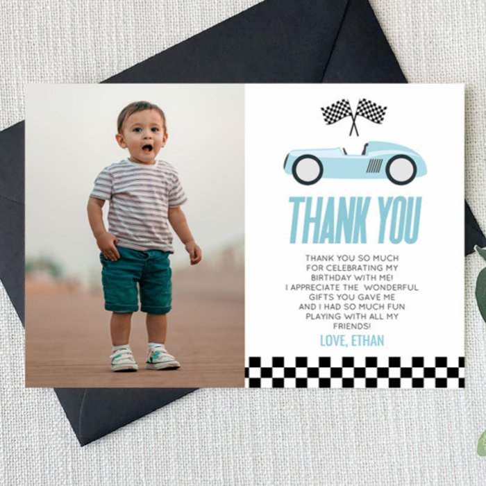 A thank you card