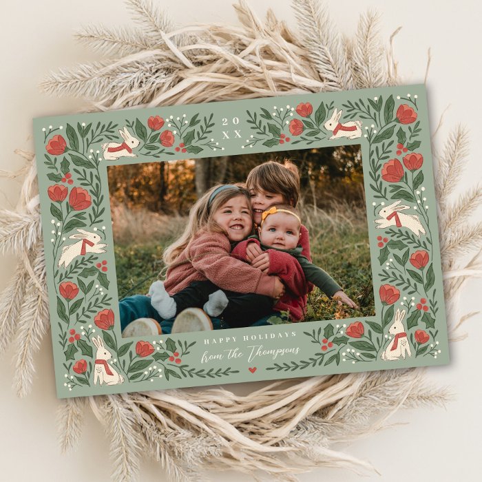 A photo Christmas card