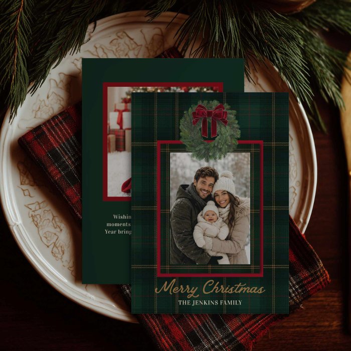 A classic Christmas card