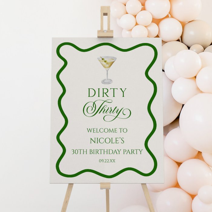 A party sign
