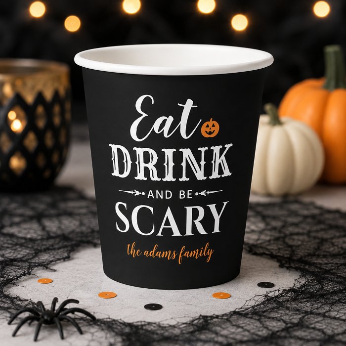 A Halloween cup